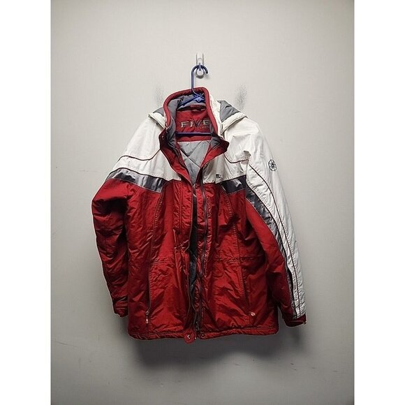 FIVE SEASONS SPORTSWEAR Vintage Waterproof Windbreaker Ski Jacket Size 44 Retro - Picture 1 of 11
